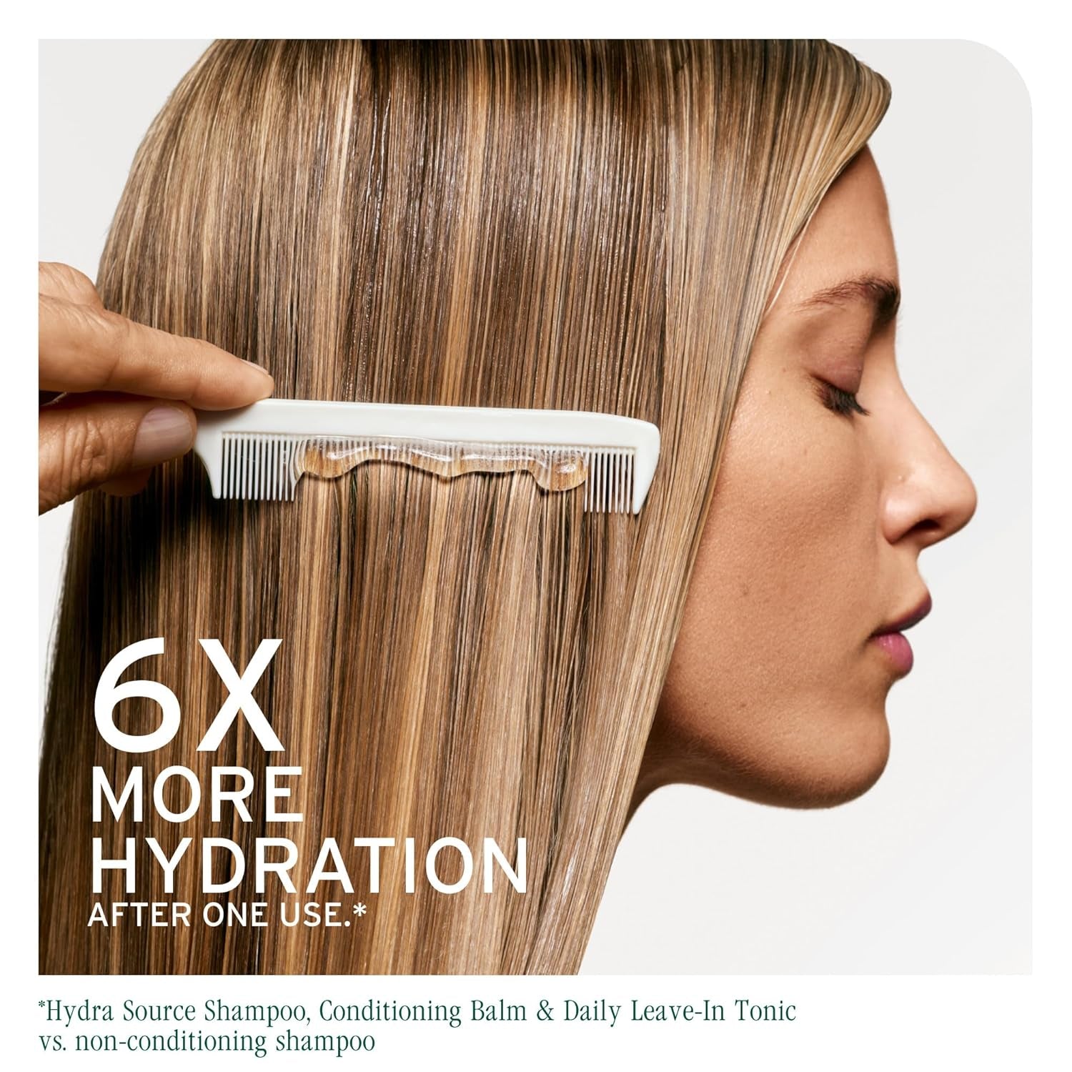 Biolage Hydra Source Shampoo - Softens & Adds Shine, for Dry Hair, Infused with Micro-Filtered Aloe Vera & Fermented Hyaluronic Acid, Vegan & Paraben-Free, Packaging May Vary