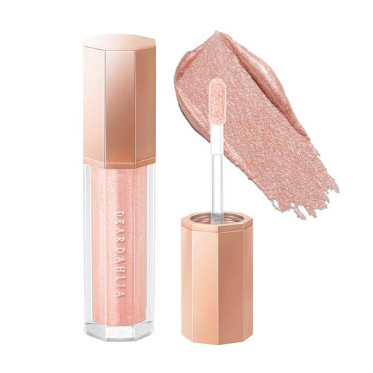 DEARDAHLIA Paradise Shine Eye Sequins (Goddess) - Lightweight Liquid Glitter Eyeshadow, Minimal Fallout, High-Shine Pearl Finish, Lightweight, Blendable, Vegan Korean Eye Makeup. 0.14 oz