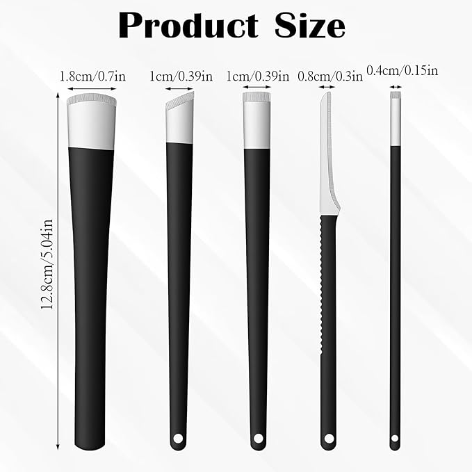 5 Pcs Ingrowing Toenail Kit Pedicure Tools Professional Stainless Steel Ingrown Toenail Treatment Clippers File and Lifters for Men Women Pedicure Kit