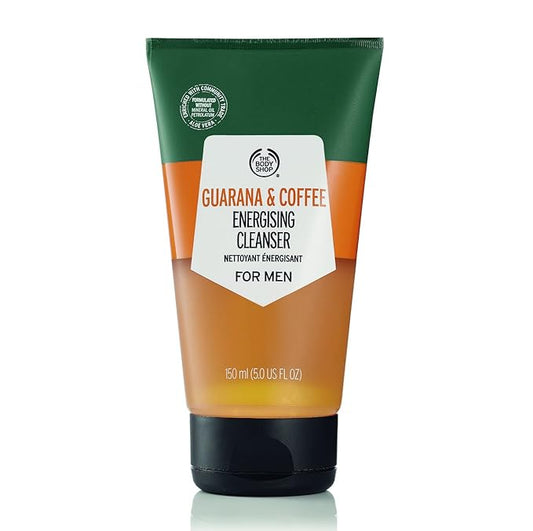 The Body Shop Guarana and Coffee Energizing Cleanser For Men, 5 Fl Oz (Vegan)