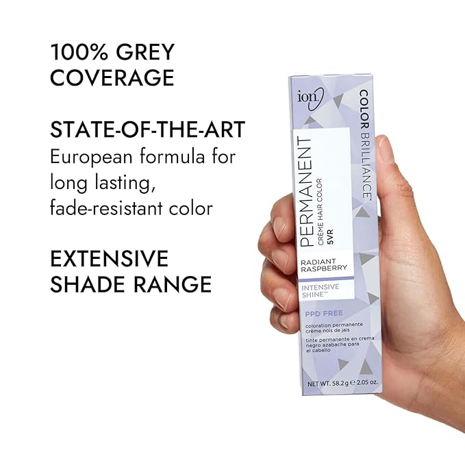 Ion Permanent Creme Hair Color - Radiant Raspberry Shade 5VR