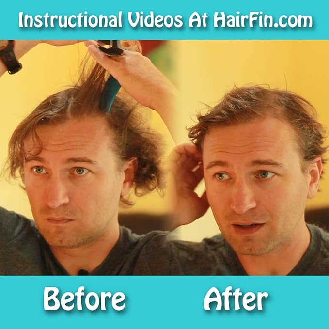 Original HairFin Haircut Tool Kit - As Seen On Shark Tank - Set of 3 Includes 2”, 3”, and 4” Hair Cutting Guides for DIY and Self Home Haircuts - Made in USA
