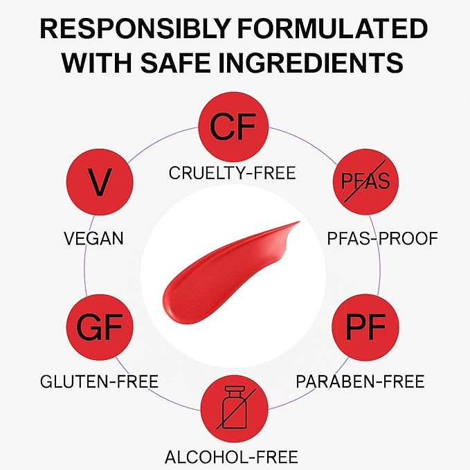 Lip Stain Peel off, Peel Off Lip Stain - Long Lasting Matte Lip Tattoo Transfer Proof Lipstain Infused with Hyaluronic Acid & Vitamin E for All Skin Types Vegan & Cruelty-Free