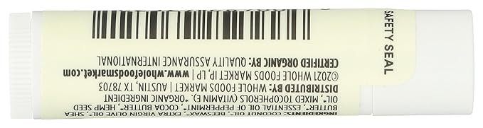 365 by Whole Foods Market, Organic Lip Balm, Peppermint, 0.15 Ounce
