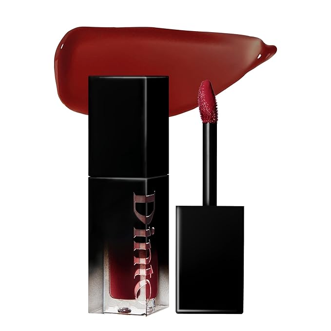 DINTO Blur-Glowy Lip Tint - Glossy Finish, Hydrating, Long Lasting, Lightweight Texture, Non-Sticky, Vegan & Cruelty-Free, K beauty (218 Memento Mori, 0.11 fl.oz)