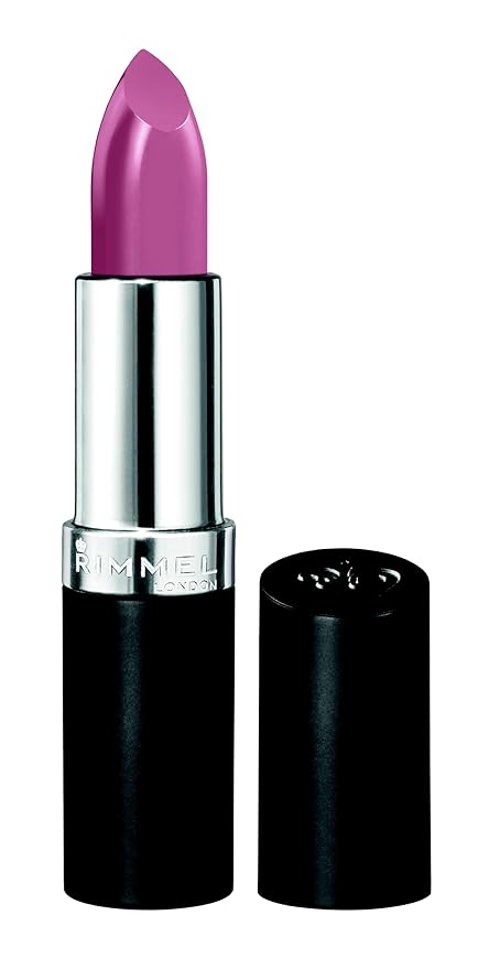 Rimmel Lasting Finish Lipstick - Up to 8 Hours of Intense Lip Color with Color Protect Technology and Exclusive Black Diamond Complex - 200 Soft Hearted, .14oz