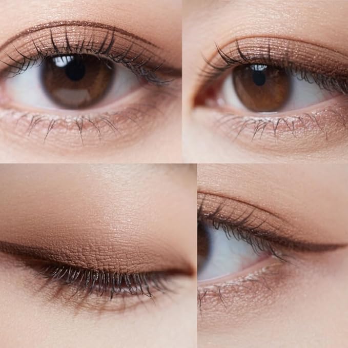 10PCS Brown Automatic Waterproof Inner Eyeliner, Eyeshadow & Eyebrow Pencil – Multi-Use Cream Pen for Liner, Shadow & Brows,Matte Quick Dry Eye Pencils, Smudge Proof, Delineador de ojos