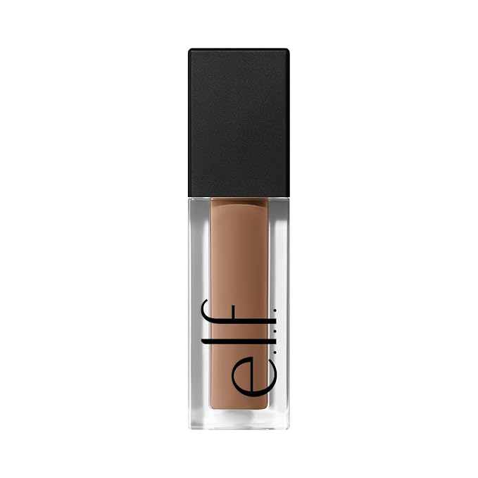e.l.f. Liquid Velvet Eyeshadow, Crease-Resistant Liquid-to-Powder Eyeshadow For A Rich, Soft-Matte Finish, Vegan & Cruelty-Free, Extra Toasted