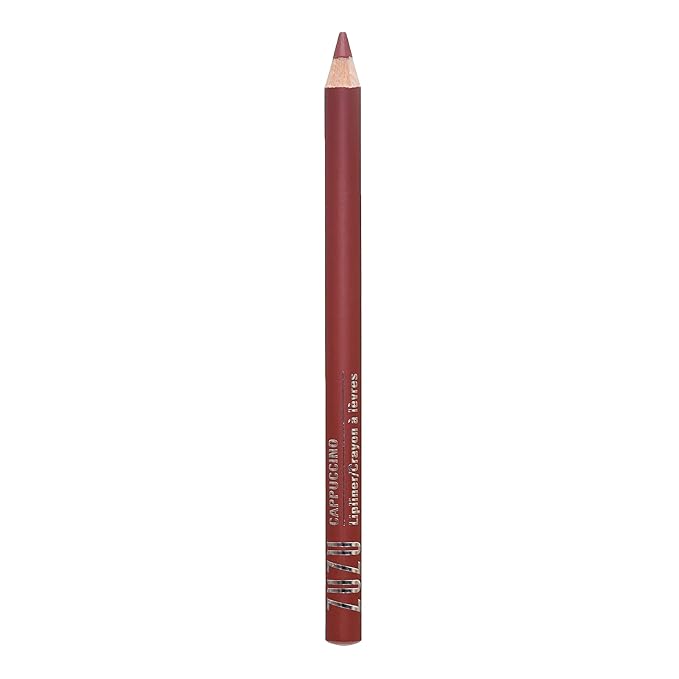 Zuzu Luxe Lip Pencil, Creamy Lipliner, long lasting, Infused with Jojoba Seed Oil and Aloe for ultra hydrated lips. Natural, Paraben Free, Vegan, Gluten-free,Cruelty-free, Non GMO, (1, Cappuccino)