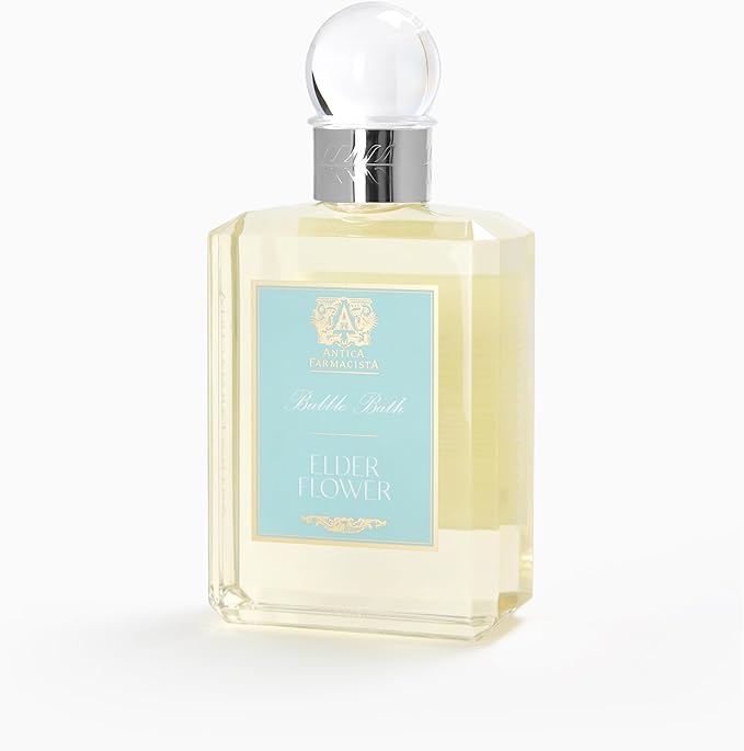 Antica Farmacista Bubble Bath - Relaxing Foam Bath with Honey, Jojoba Oil & Aloe Vera - Luxury Gift for Any Occasion - Elderflower, 16 fl oz
