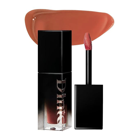 DINTO Blur-Glowy Lip Tint - Glossy Finish, Hydrating, Long Lasting, Lightweight Texture, Non-Sticky, Vegan & Cruelty-Free, K beauty (202 Sophia, 0.11 fl.oz)