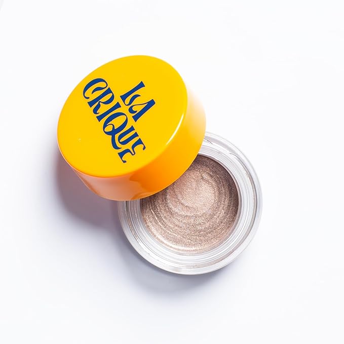 Cream Eyeshadow & Highlighter - Infused with Hyaluronic Acid + Calendula Flower - LightWeight Cream Makeup and Skincare - 99% Natural Ingredients - Vegan Make Up - 05 Marron Glacé