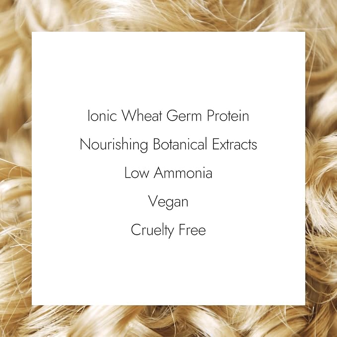 Ion Permanent Creme Hair Color 9N Very Light Blonde, Vegan, Cruelty Free, PPD Free, 100% Gray Coverage, Long Lasting, Fade Resistant Color, 2.05 oz