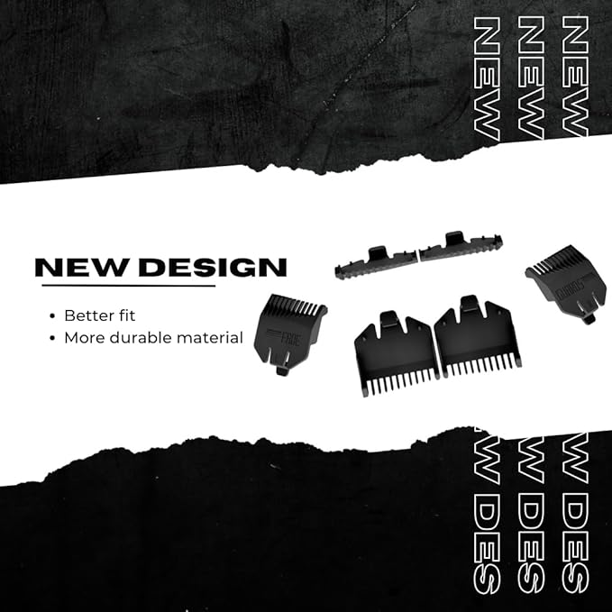 Self Fade & Taper Haircut Guide | 3-in-1 Hair Clipper Guards for Men | DIY Haircut | Fade Tool | Suitable with Wahl, Babyliss, Gamma+, Suprent, Kemei
