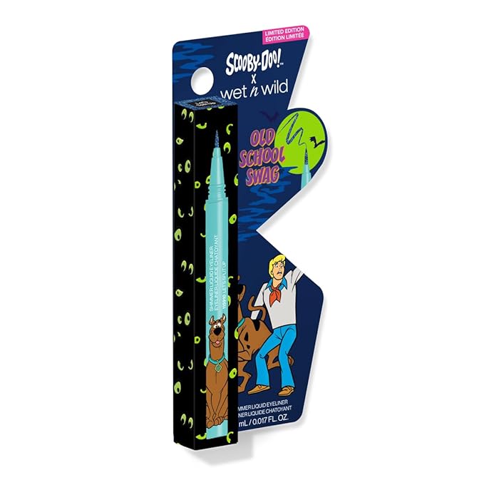 wet n wild Scooby Doo Old School Swag Shimmer Liquid Eyeliner – Glitter-Infused Formula for Bold Eye Looks, Easy Glide Precision Tip, Cruelty-Free & Vegan - Let’s Split Up