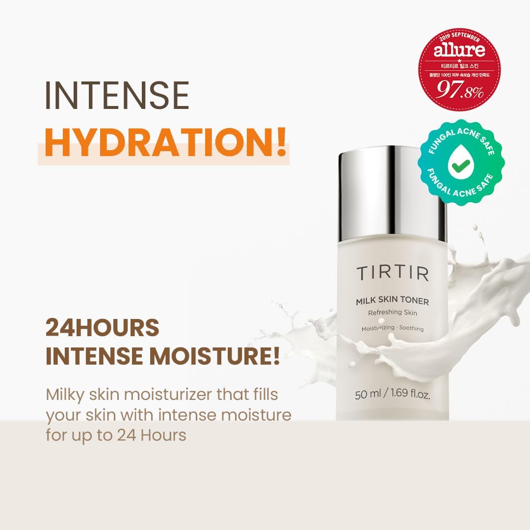 Milk Skin Rice Toner | Deep Moisturizing, Hydrating Toner for Face, Niacinamide, Ceramide, Rice Bran Extract, Nature-Oriented Ingredients for Korean Skin Care, Vegan, 1.69 Fl Oz