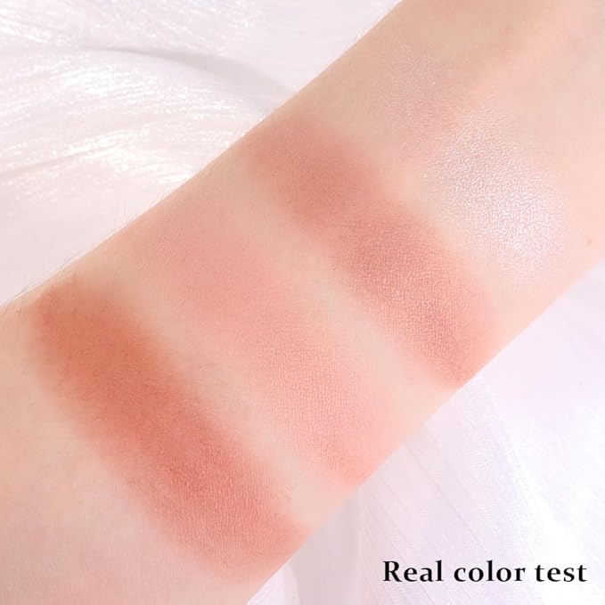 Pink Champagne Taupe 4Colors Eyeshadow Makeup Palette with Mirror,Natural Neutral Powde Eye Shadow Palettes for Older Women,Long Lasting Naturing-Looking,Lightweight Eye Makeup Kit Travel Size,Vegan