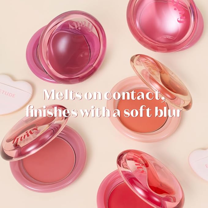 ETUDE Fruity Lip & Cheek Balm Tomato 2.3g Red Teak Lip Lipstick