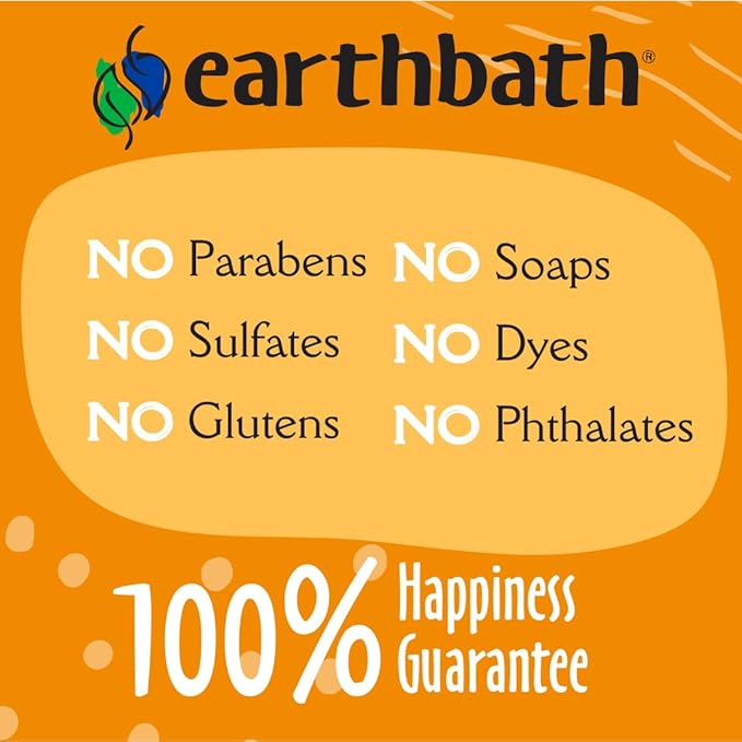 earthbath, Shea Butter Shampoo - Dog Shampoo, Plant-Based, Cruelty-Free, Vegan, Gluten-Free, Non-GMO, Made in USA, Moisutre Repair & Dander Care - 16 Oz (1 Pack)
