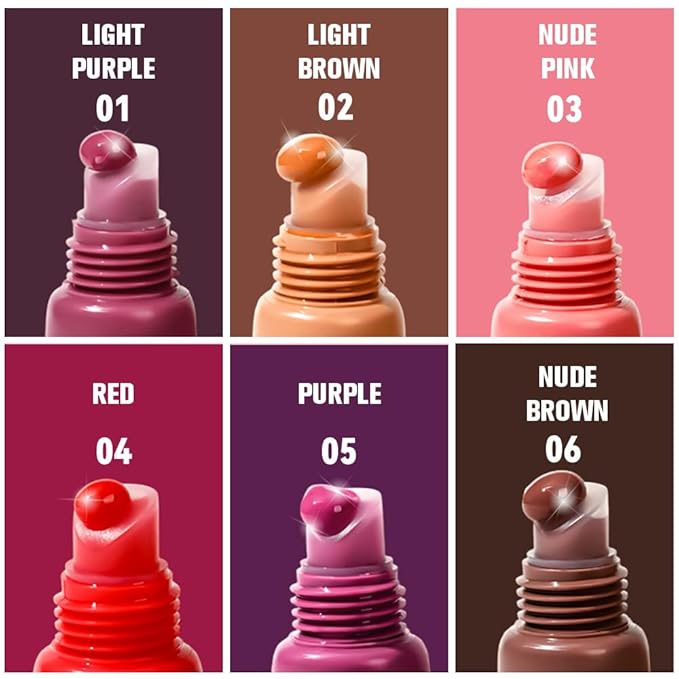 3Pcs Summer Lip Butter Lip Balm Glow Reviver Lip Gloss, Melting Lip Serum, Ultra-Hydrating Natural Vegan Lip Balm, Sheer-Tinted Shine & Hydration, Soothes & Softens Dry Lips (01+02+03)