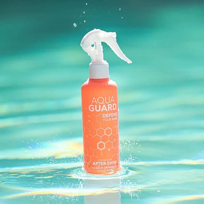 AQUA GUARD After-Swim UV Leave-In Detangler – Quick & Easy Detangling After Every Swim – Paraben & Gluten Free, Vegan, Color Safe, Leaping Bunny Certified