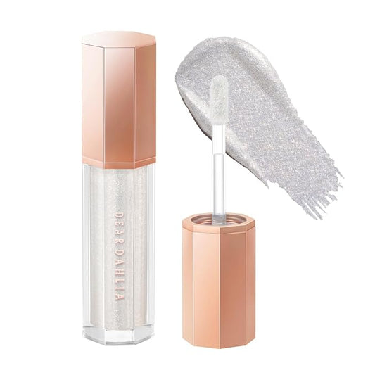 DEARDAHLIA Paradise Shine Eye Sequins (Actress) - Lightweight Liquid Glitter Eyeshadow, Minimal Fallout, High-Shine Pearl Finish, Lightweight, Blendable, Vegan Korean Eye Makeup. 0.14 oz