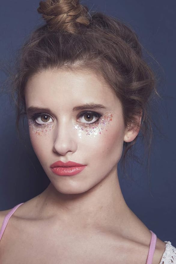Iridescent Face & Body Glitter - Chunky Glitter - Uses Include: Holidays, Cheerleading, Festival, Rave, Hair, Makeup, Face, Body, Nails, Resin, Arts & Crafts, Resin, Tumblers, Bath Bombs