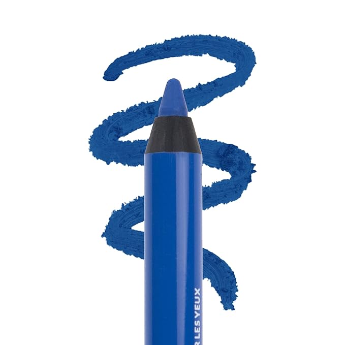 KimChiChic Beauty Stage Proof Eyeliner, Waterproof & Smudge-Proof Creamy Pigmented Pencil, Ultra Creamy, Long-Lasting Liner with Jojoba Oil & Shea Butter, Vegan & Cruelty-Free, 04 Cobalt Blue