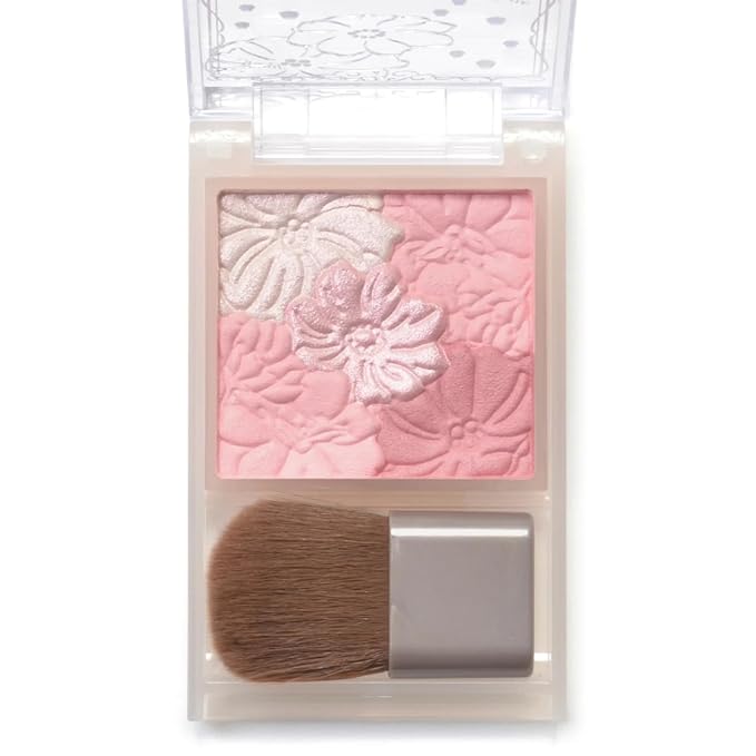 CANMAKE - Glow Fleur Cheeks Blend Type - Moisturizing Plant-Based Silky Smooth Long Lasting Powder - 0.19oz (5.4g) (B02 Rose Ballerina)