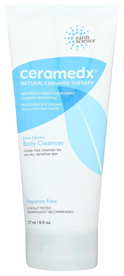 Ceramedx - Extra Gentle Body Cleanser | Natural Ceramide Cleanser for Dry, Sensitive Skin | Cruelty Free, Vegan & Fragrance Free | 6 fl oz