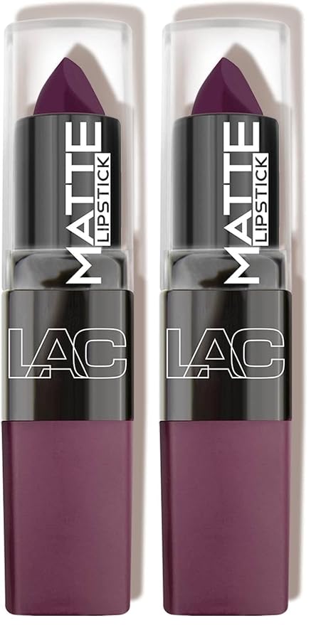 L.A. COLORS Matte Lipstick, Venom CML474 (Pack of 2)