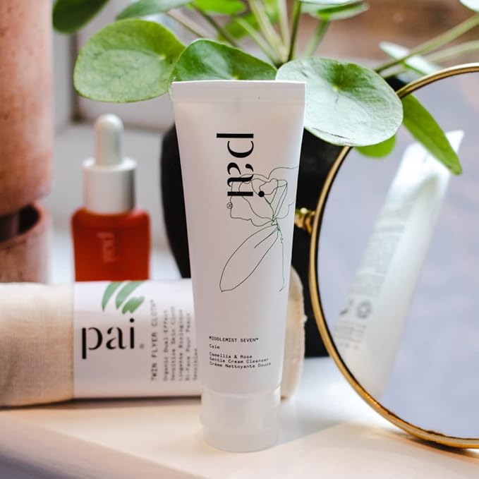 Pai Skincare - The Aileron Exfoliating Organic Muslin Cloth | Natural, Vegan, Sensitive Skincare (5 Pack)
