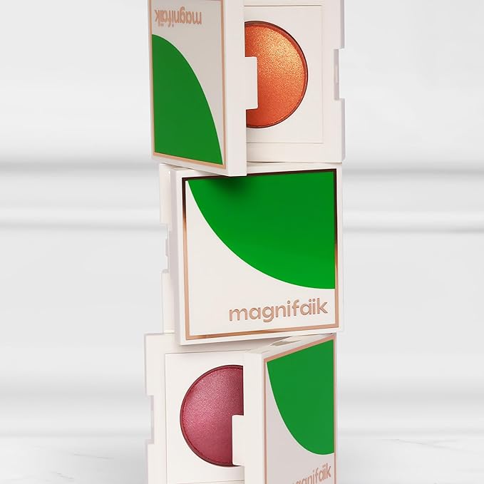 Magnifaik We Are in Color! - Cream Blush to Powder Blush with Innovative Texture - Vegan Face Makeup - Long Lasting Buildable Color - 0.12 oz