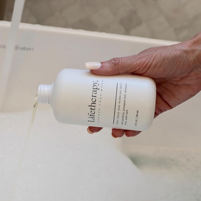 Lifetherapy 3-in-1 Body Wash, Bubble Bath & Hand Wash – Empowered | Clean, Skin-Loving Formula | Vegan & Gluten Free | Nourishing & Revitalizing | Free From Parabens, Sulfates & Phthalates12oz