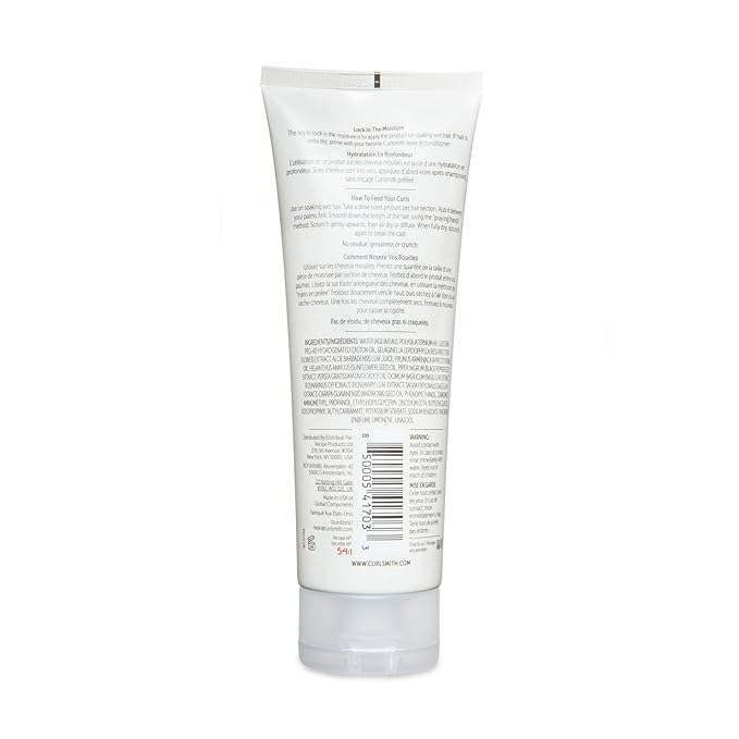 CURLSMITH - In-Shower Style Fixer - Vegan Extreme Hold Styling Gel for Dry, Wavy, Curly or Coily Hair (8oz)