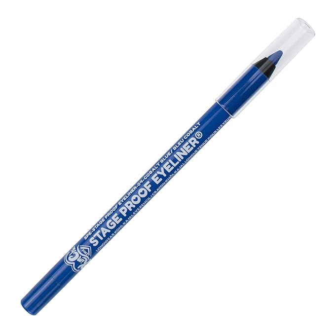 KimChiChic Beauty Stage Proof Eyeliner, Waterproof & Smudge-Proof Creamy Pigmented Pencil, Ultra Creamy, Long-Lasting Liner with Jojoba Oil & Shea Butter, Vegan & Cruelty-Free, 04 Cobalt Blue