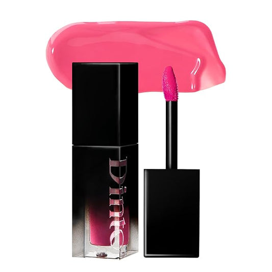 DINTO Blur-Glowy Lip Tint - Glossy Finish, Hydrating, Long Lasting, Lightweight Texture, Non-Sticky, Vegan & Cruelty-Free, K beauty (216 Pax, 0.11 fl.oz) (30 colors)