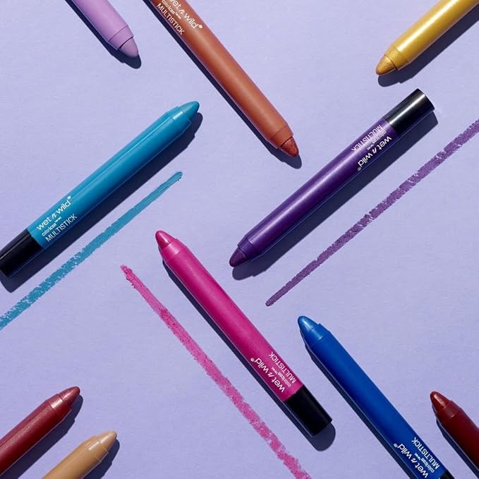 wet n wild Color Icon Cream Eyeliner Eyeshadow Multi-Stick, Moisturizing, Nourishing Velvety Cream-to-Powder Buildable & Blendable Formula, Cruelty-Free & Vegan - Born To Flirt (Pack of 2)