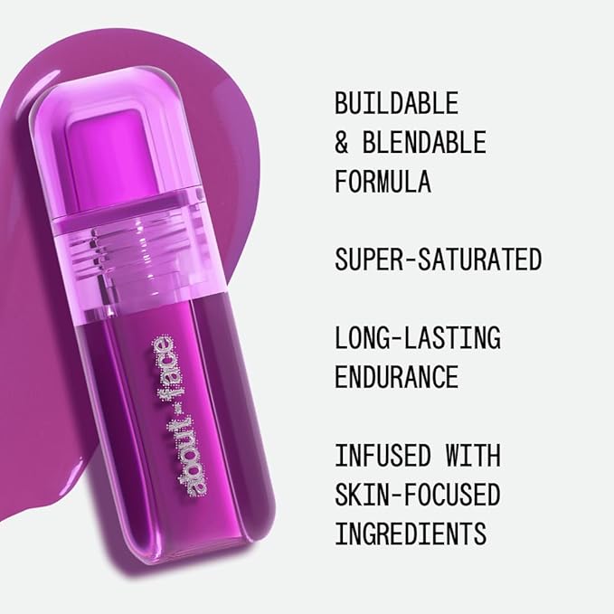 about-face Blush Rush Liquid Blush – Hydrating, Buildable Formula with Jojoba Oil, Hyaluronic Acid, and Squalane – Long-Lasting Dewy Finish – Vegan & Cruelty-Free(Jump Start – Vivid Lilac)