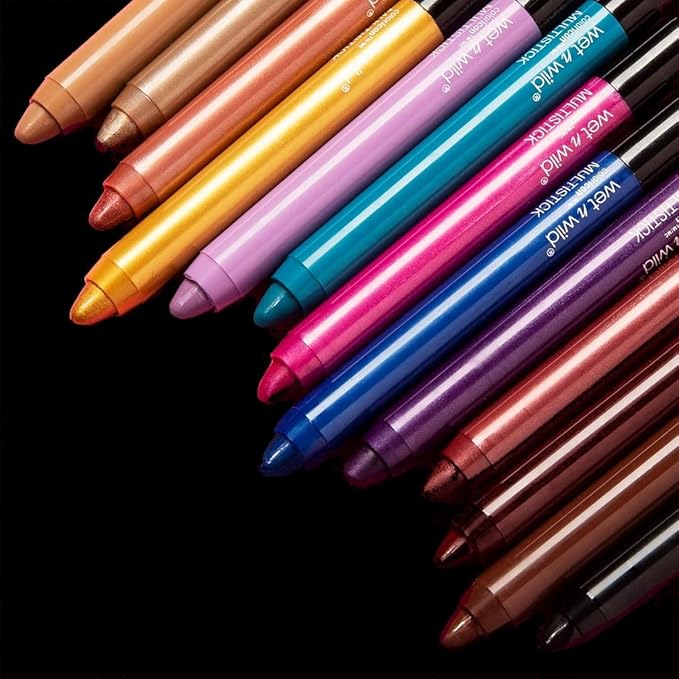 wet n wild Color Icon Cream Eyeliner Eyeshadow Multi-Stick, Moisturizing, Nourishing Velvety Cream-to-Powder Buildable & Blendable Formula, Cruelty-Free & Vegan - Born To Flirt (Pack of 2)