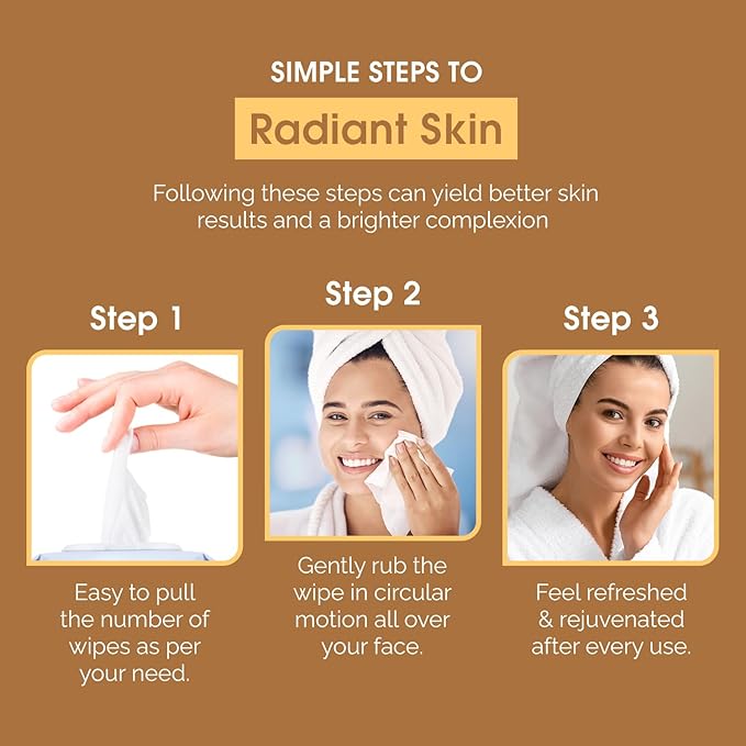 Vitamin C & Vitamin E Face Wipes – Dermatologist Tested, Anti-Aging, Korean Skin Care – Removes Makeup, Hydrates, Softens The Look Of Fine Lines – Vegan, Clean Beauty – 240 Count