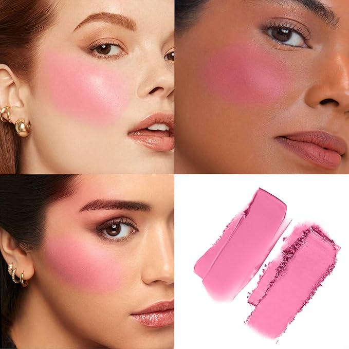 PHOFAY Dual-Texture Contour Palette – Cream & Powder Finish for Natural Radiance, Slim Travel-Friendly Compact, Vegan & Cruelty-Free Formula (03#)