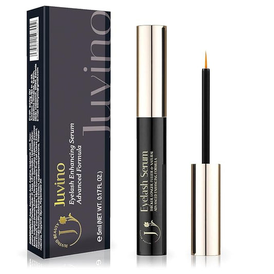 Eyelash Growth Serum for Lash Enhancing: 5ml Natural Power Booster Formula – Advanced Enhancer for Thicker, Longer Lashes – Gentle and Vegan (0.17 Fl Oz (Pack of 1), Fragrance Free)