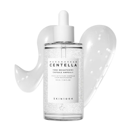 SKIN1004 Tone Balancing Capsule Ampoule, Niacinamide & Centella Serum for Face, Korean Hydrating Facial Serum for Dark Spot & Skin Tone with Tranexamic Acid, Korean Skin Care, 3.38 fl.oz / 100ml
