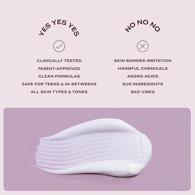 Yes Day Whip Dream Face Moisturizer for Teens – Whipped Airy Gel Cream for Glowing Skin – Clean Hydrating Skincare for Teens & Ages 10 Up, with Coconut and Vegan Ceramides (50ml / 1.7 fl oz)