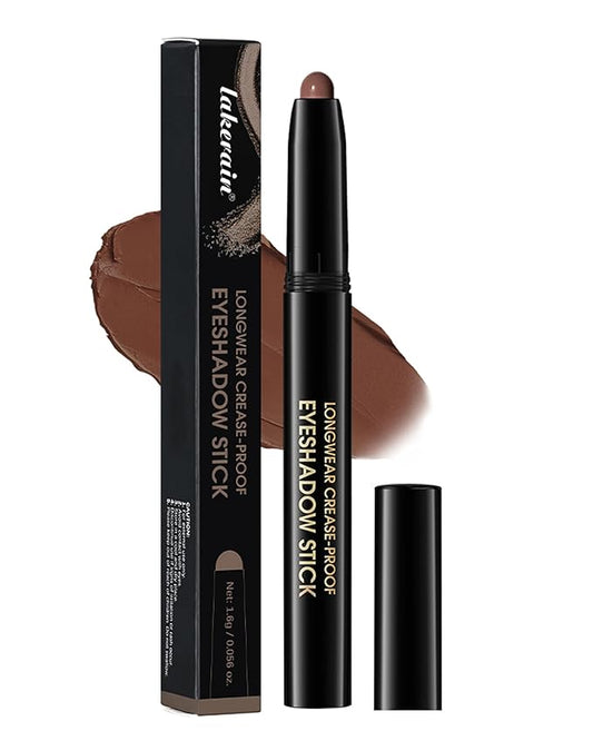 Eyeshadow Stick Waterproof, Cream to Powder Long Lasting Eye Shadow Stick Buildable& Blendable,Shimmer Matte Crayon Eyeshadows Pencil Eyes Highlighter Eyeliner Sticks Makeup,Vegan & Cruelty-Free-02