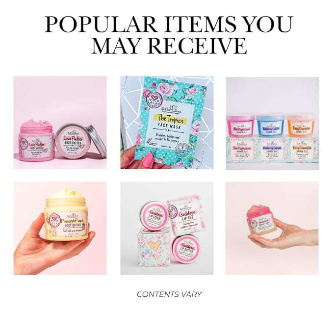 Bella & Bear Mini Mystery Box – Surprise Beauty & Bath Gift Set for Women – $60+ Value, Cruelty-Free & Vegan, Perfect Self-Care or Gift Idea (Mini Mystery Box) (Mini Mystery Box)
