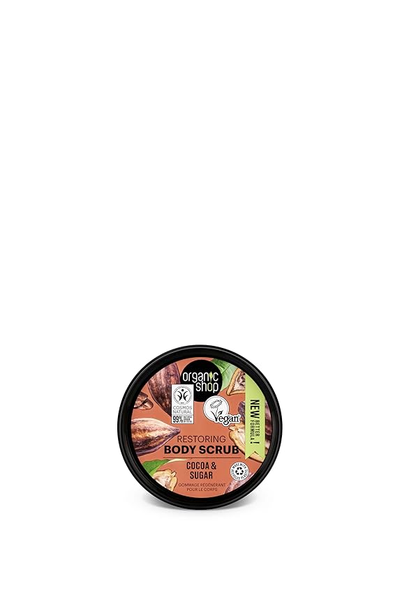 Body Scrub Natural Belgian Chocolate and Sugar 250ml