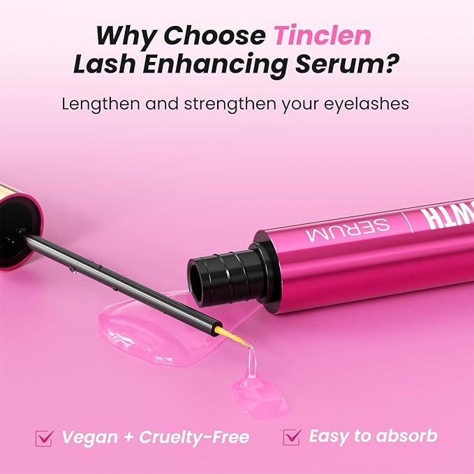 Eyelash Growth Serum - Volumizing Lash Serum for Longer & Thicker Lashes - Natural, Vegan & Gentle (5 mL)