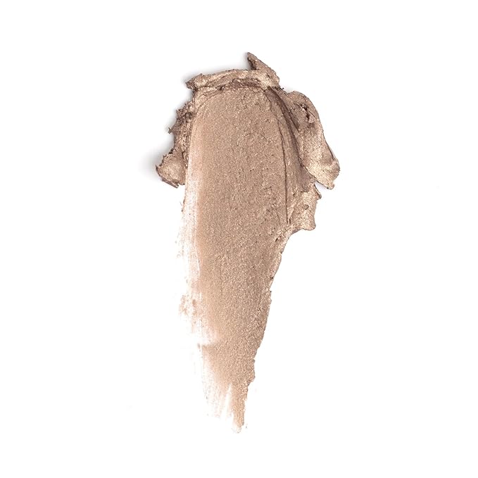 Cream Eyeshadow & Highlighter - Infused with Hyaluronic Acid + Calendula Flower - LightWeight Cream Makeup and Skincare - 99% Natural Ingredients - Vegan Make Up - 05 Marron Glacé